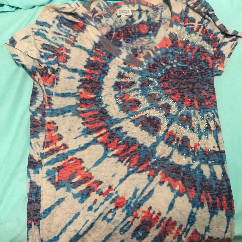 V neck short sleeve